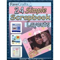 24 Simple Scrapbook Layouts